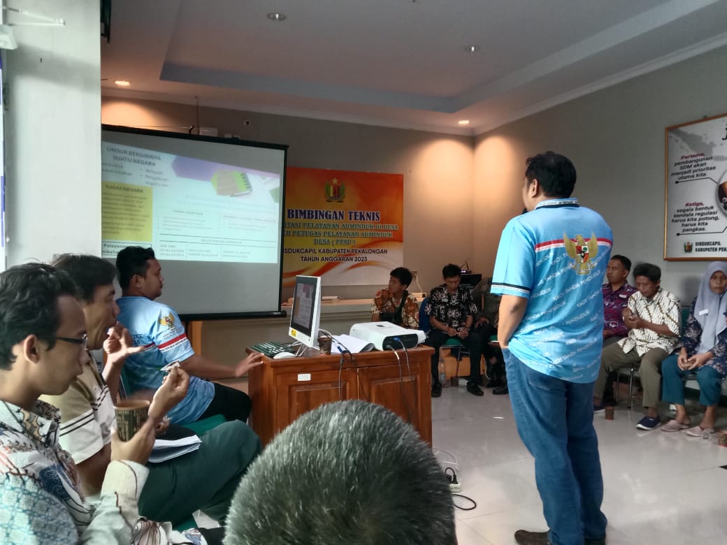 Bintek Petugas Pelayanan Administrasi Desa